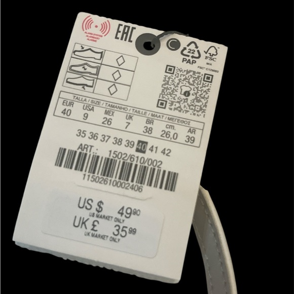 Zara Elegant White Heel sandals - Picture 4 of 4